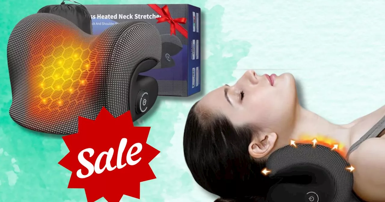 This Heated Neck and Back Stretcher Is a Must-Have for Relaxation and Pain Management