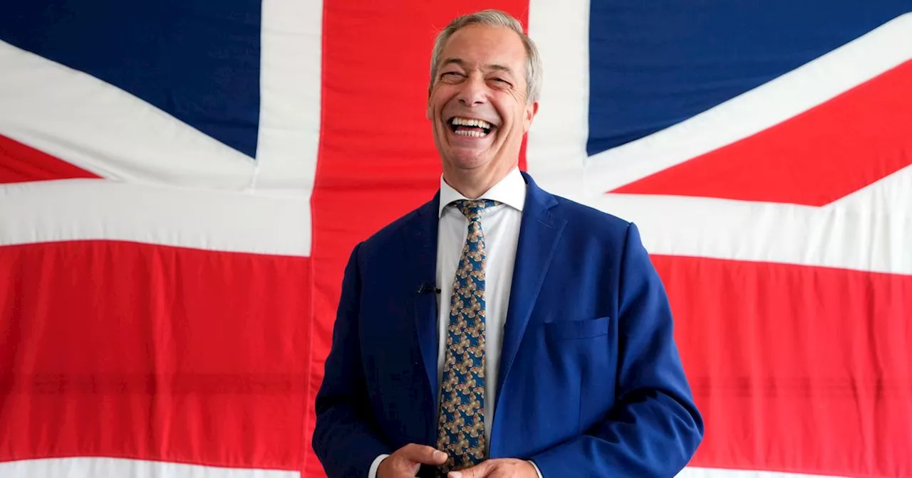 Major Shock As Nigel Farage's Reform UK Takes Poll Lead Over Labour And The Tories