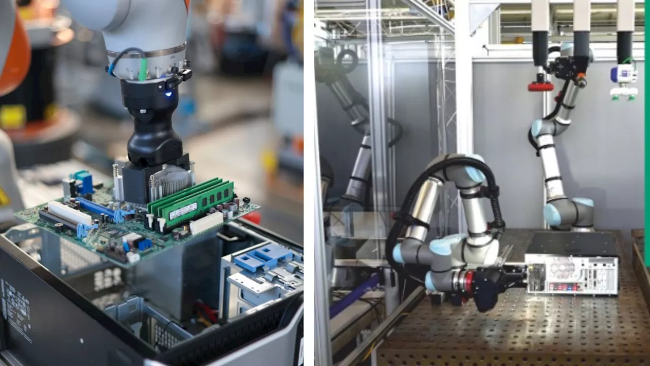 German trash robot uses powerful AI to disassemble electronic waste autonomously