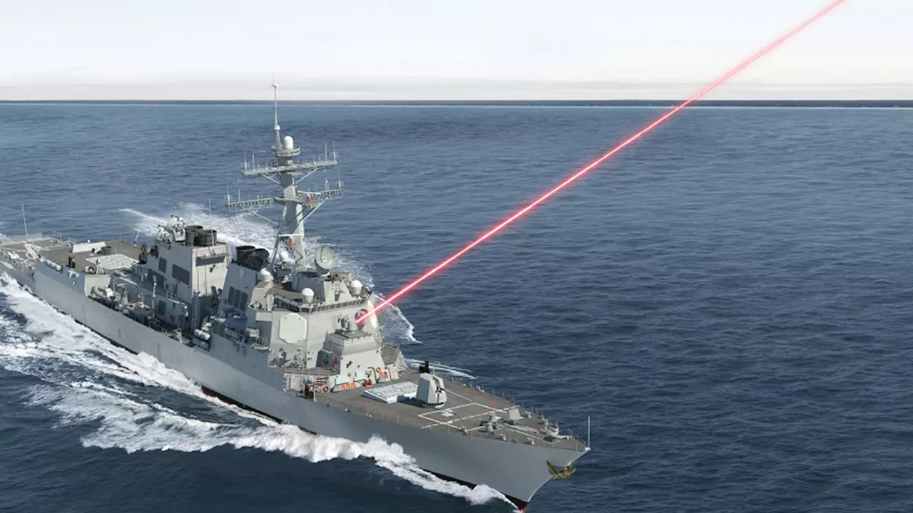 US Navy Tests High-Energy Laser Weapon System Against Drone