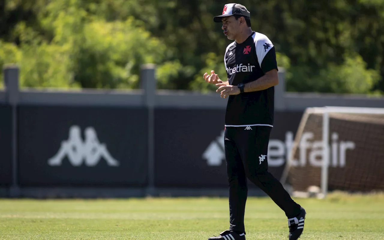 Vasco divulga relacionados para clássico contra o Fluminense