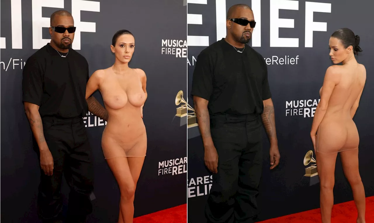 Kanye West Defende Look Transparente de Esposa Bianca Censori no Grammy