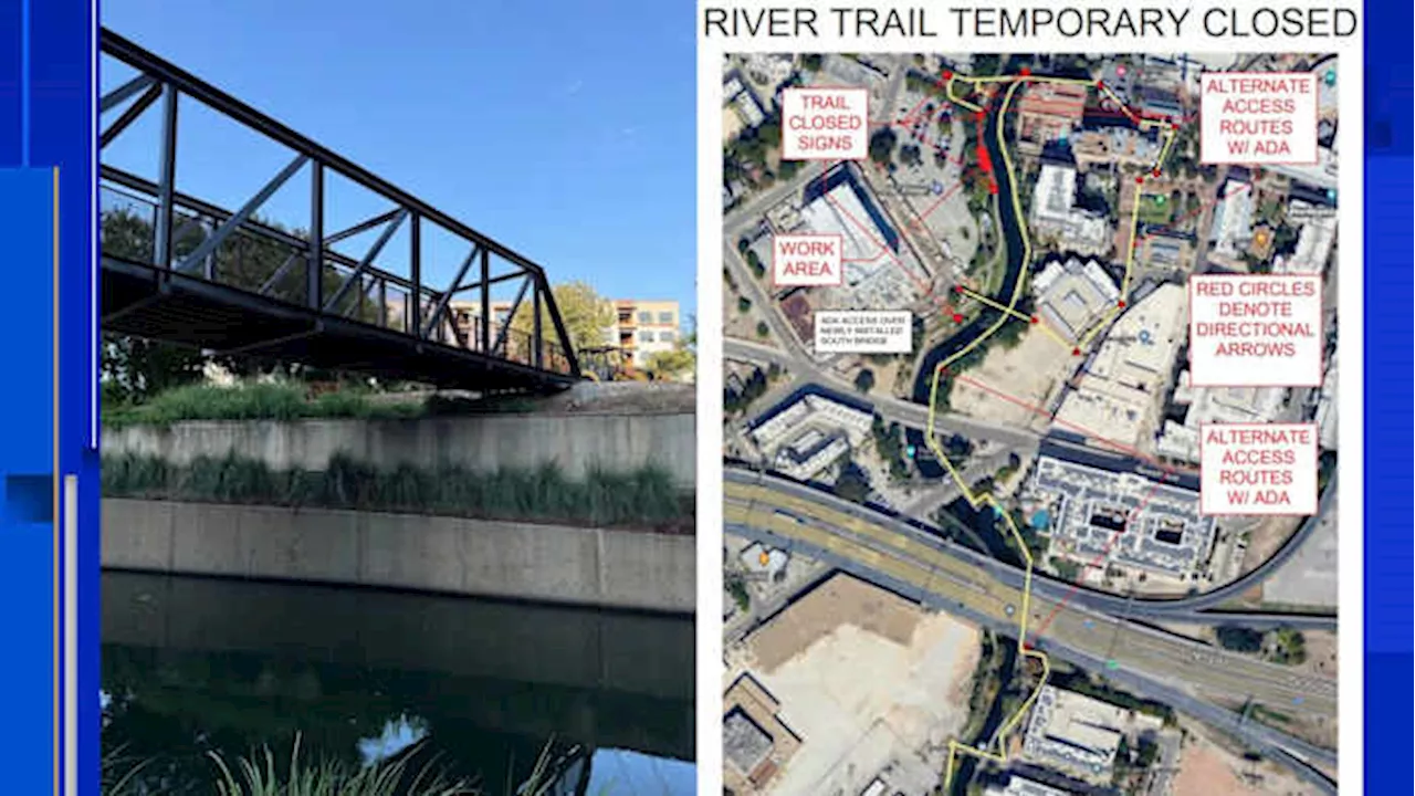 Section of San Antonio River Trail at Pearl temporarily closed