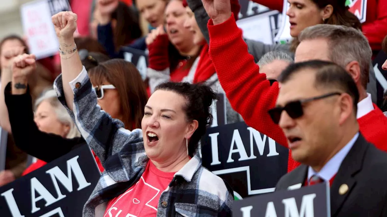 Hundreds Protest Controversial Public Labor Bill in Utah Capitol