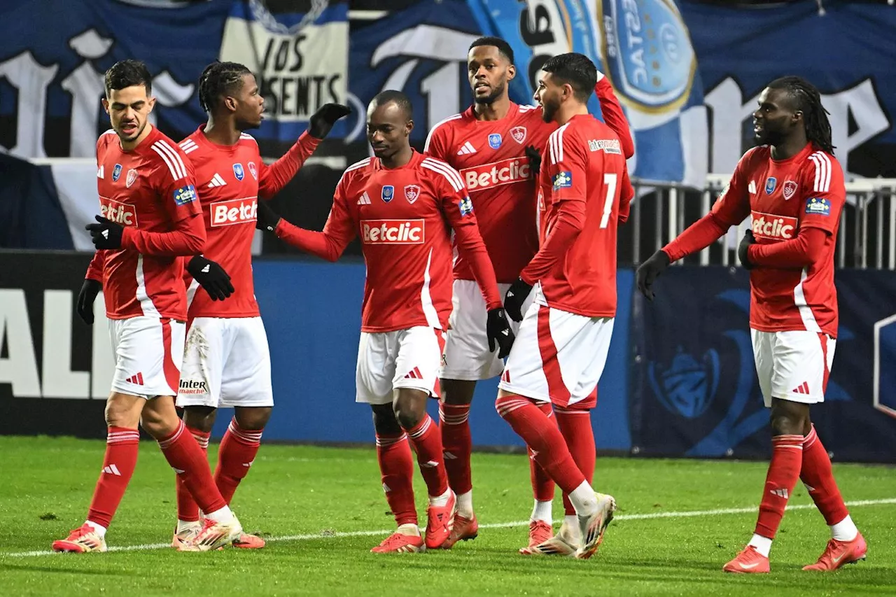 Brest Surprend Troyes et Se Qualifie pour le Tour Suivant de la Coupe de France