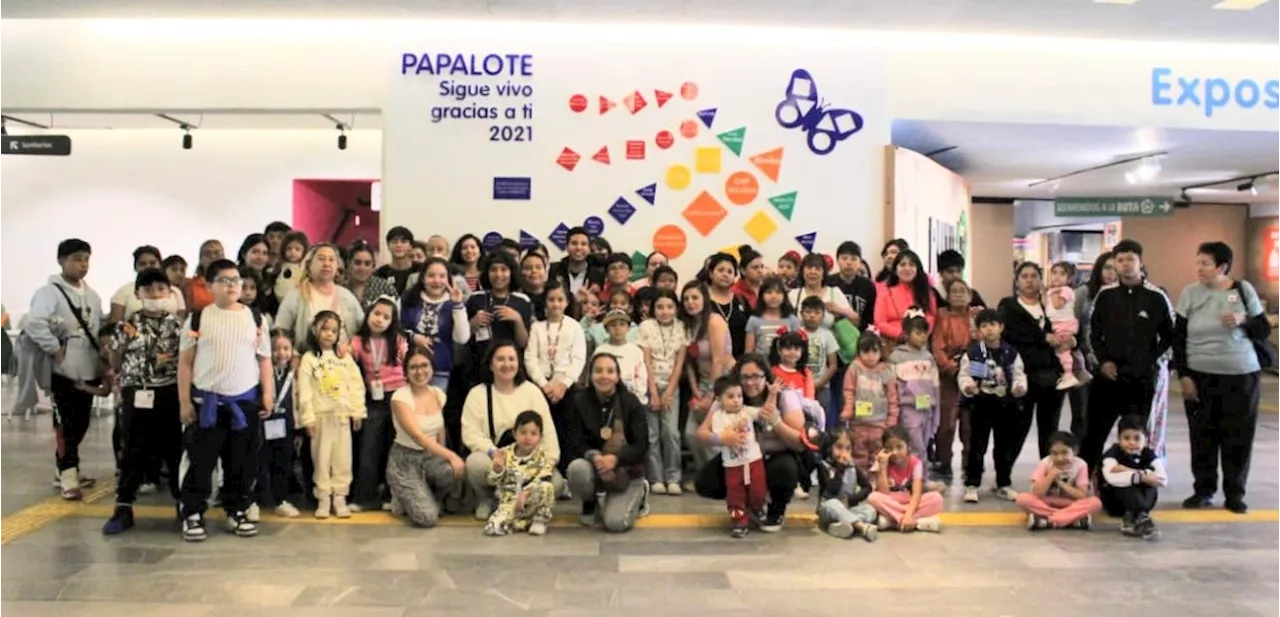 Más de 200 familias chintololas disfrutan de la cultura en el Papalote