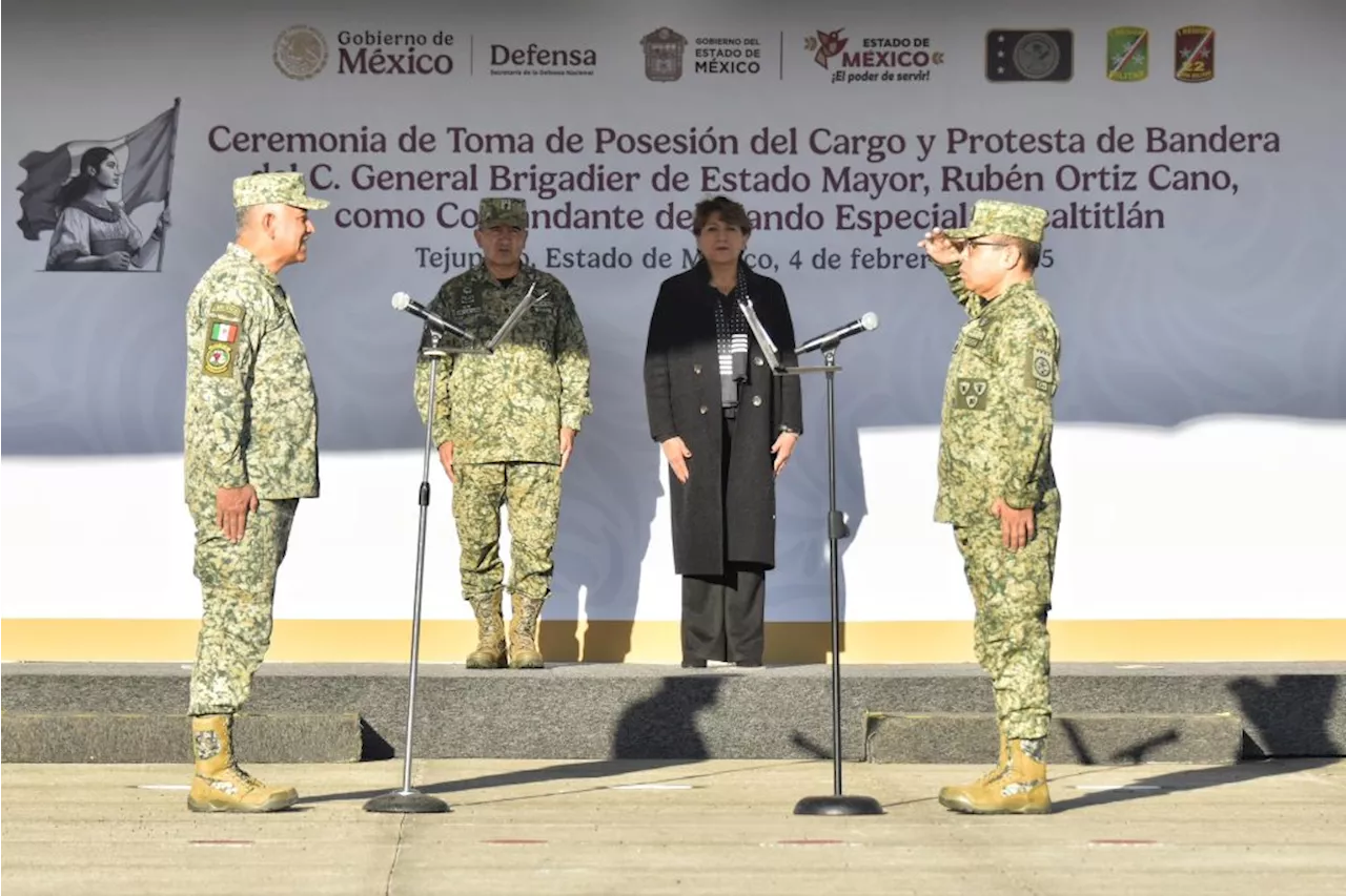 Nombran a Rubén Ortiz Cano como Comandante de Mando Especial Texcaltitlán