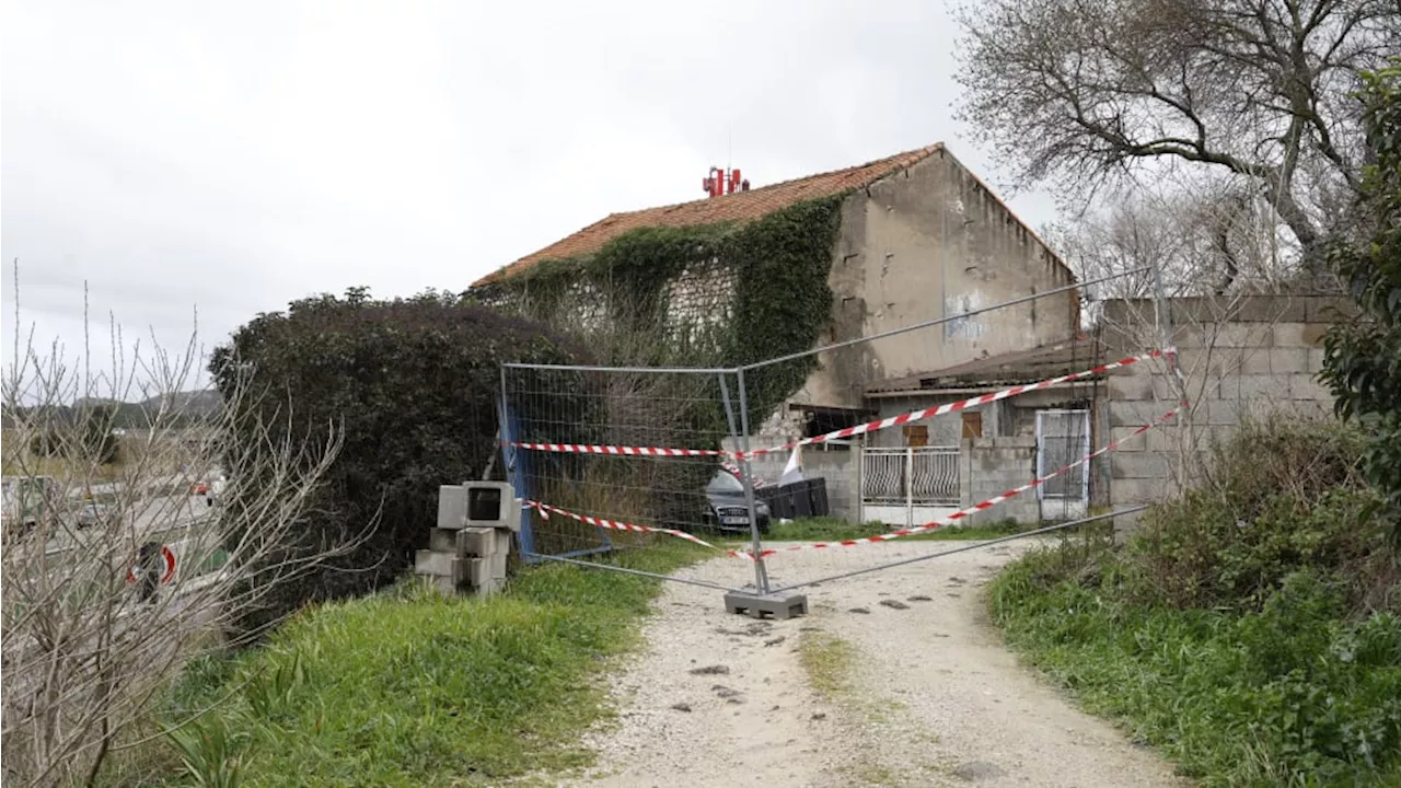 Travaux de confortement sur une maison menaçant l'A551