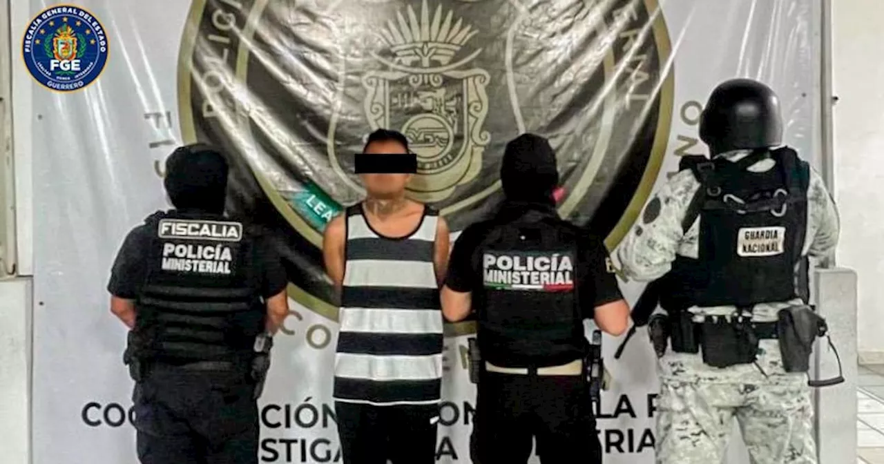 Fiscalía de Guerrero, Defensa, GN, SSPC y SSP, detienen a homicida en Acapulco