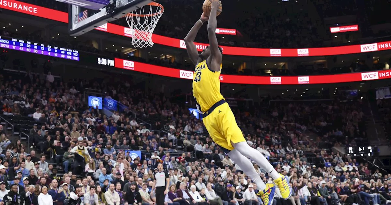 Siakam lidera remontada de Pacers que vencen al Jazz