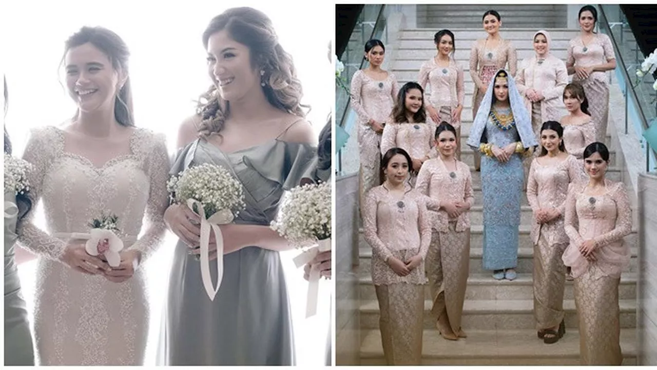 6 Potret Ochi Rosdiana Jadi Bridesmaid Audi Marissa Tahun 2020, Saling Dampingi