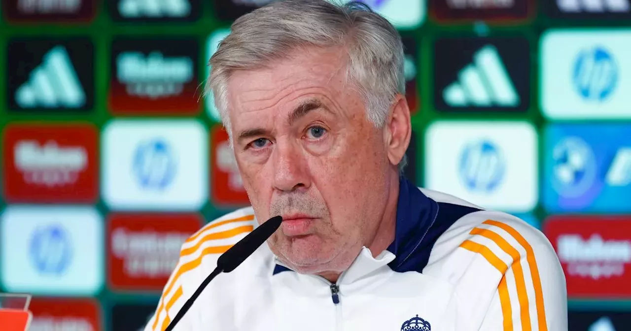 Carlo Ancelotti declares Real Madrid injury emergency ahead of Man City clash