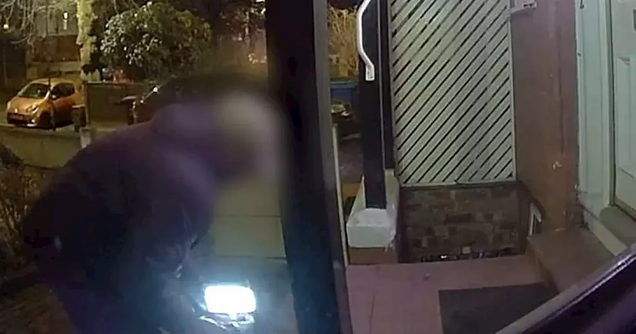 Uber Eats Driver Caught on Camera Seemingly Stealing KFC Delivery