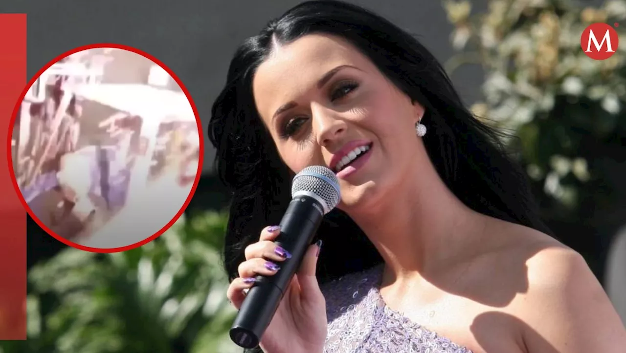 ¿Está bien? Transformador eléctrico explota cerca de Katy Perry