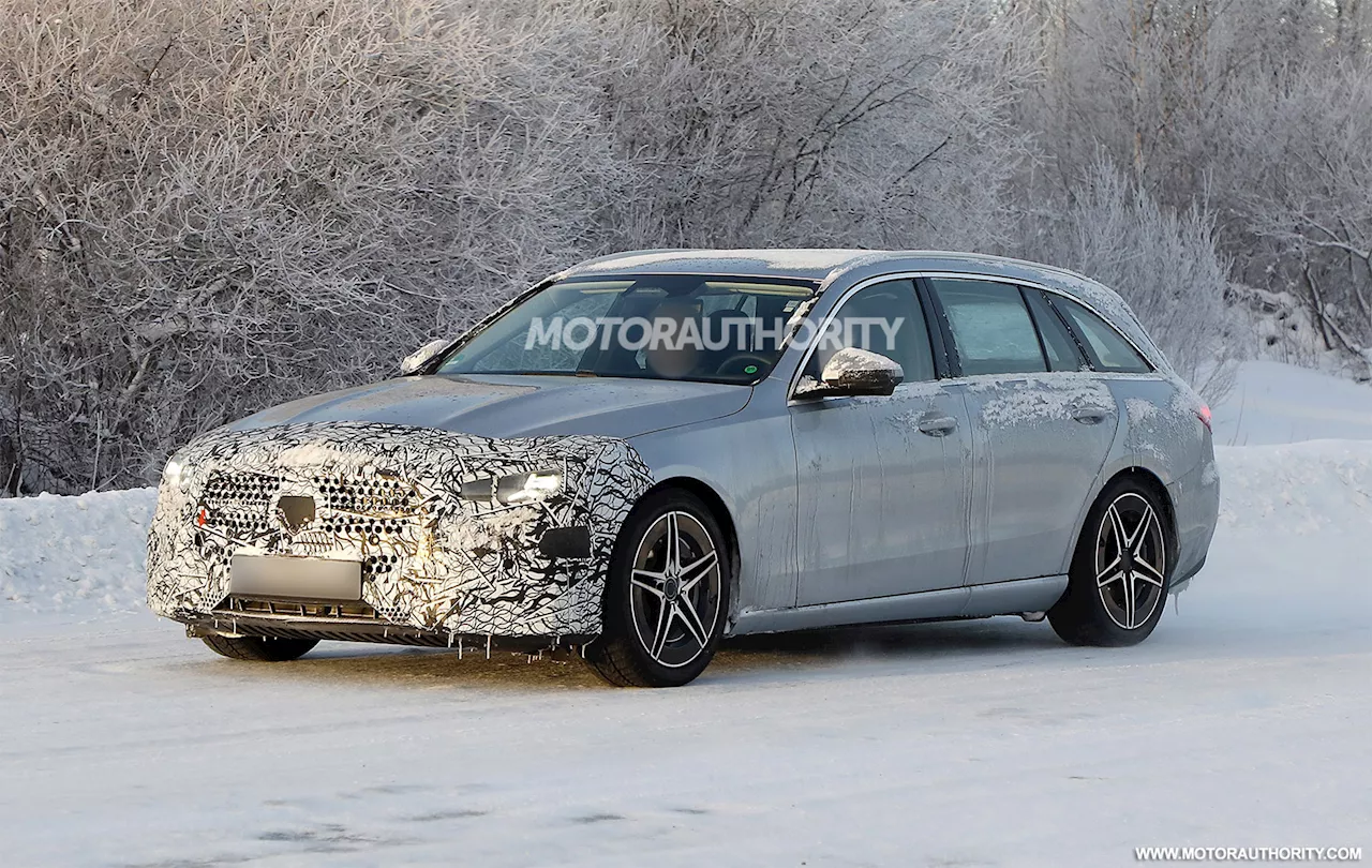 2026 Mercedes-Benz C-Class Wagon Facelift Spied