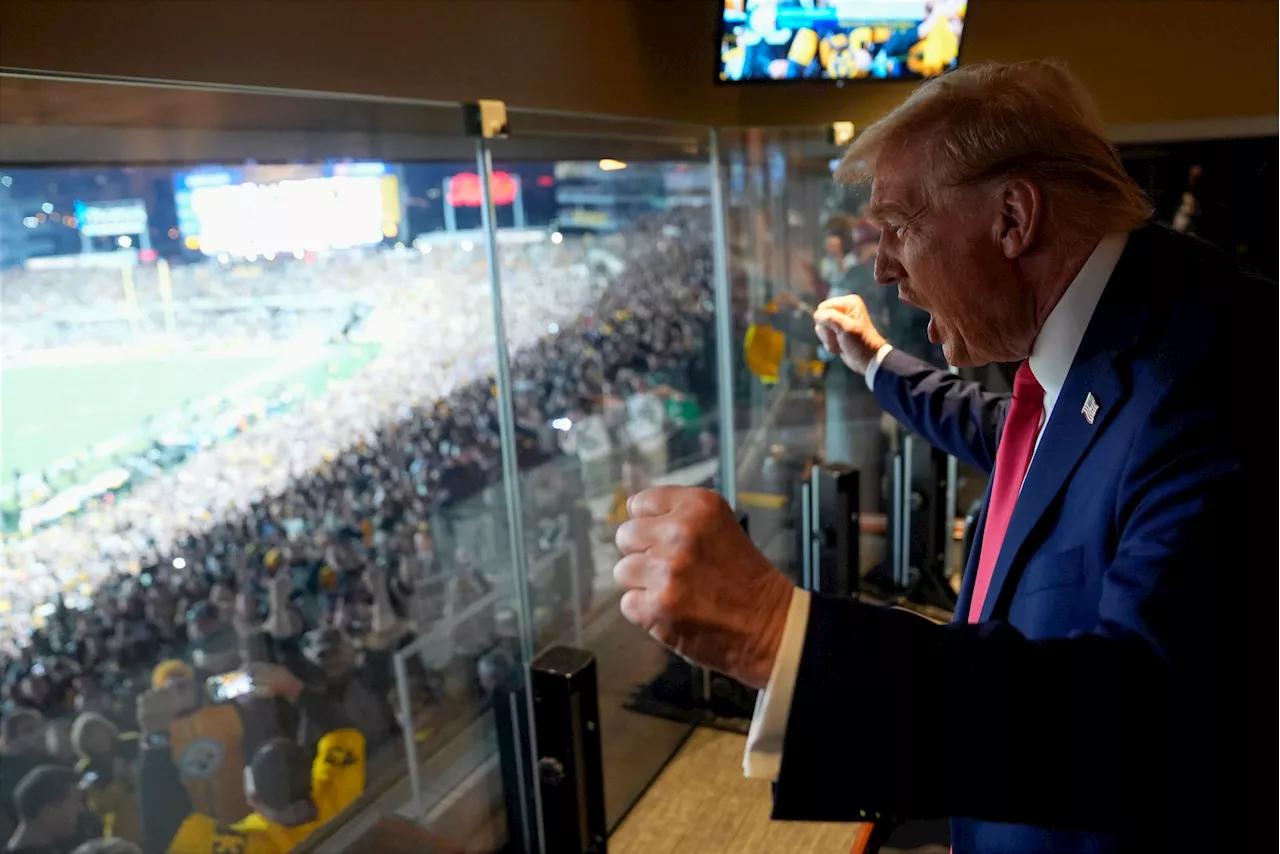 Donald Trump wird als erster amtierender Präsident beim Super Bowl sein