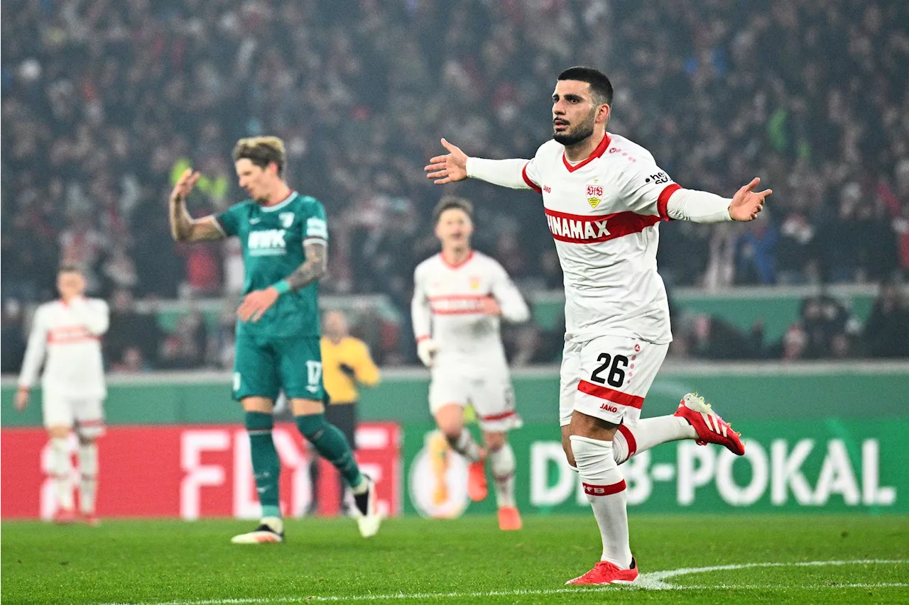 VfB Stuttgart erreicht DFB-Pokal-Halbfinale nach knappen Sieg gegen Augsburg