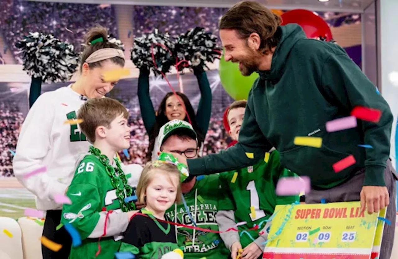 Bradley Cooper Gives Super Bowl Tickets to 8-Year-Old Eagles Fan