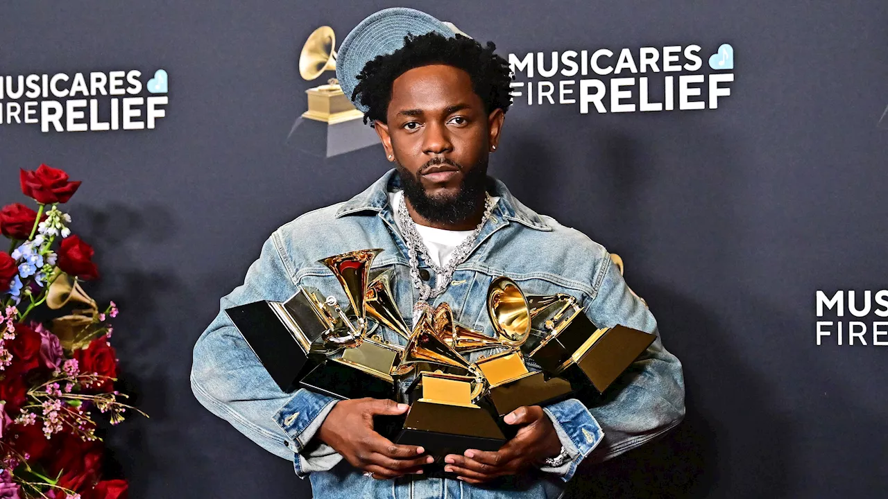 Kendrick Lamar Wins Record and Song of the Year at 2025 Grammys