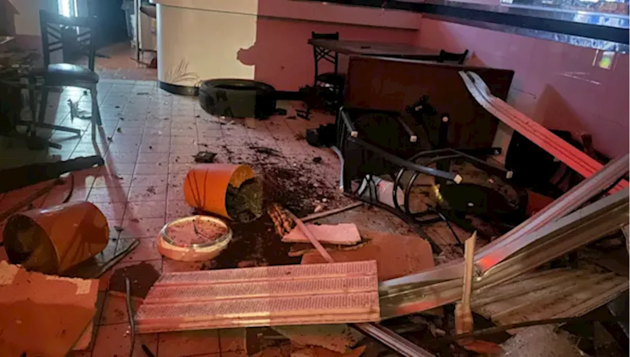 Car Crash Damages Farmingdale Restaurant, Injures Two