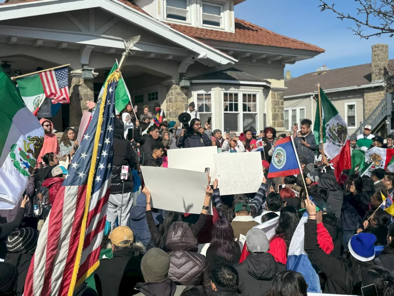 Immigrant workers walk off jobs, rally for rights in Atlantic City