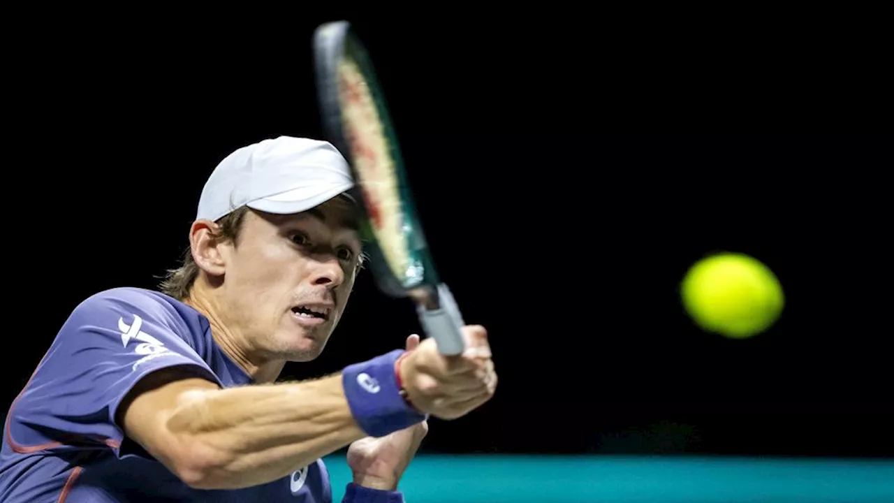 De Minaur breekt Goffin eenvoudig en bereikt tweede ronde ABN Amro