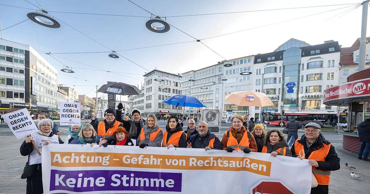 Zehntausende gegen Rechts in Bielefeld