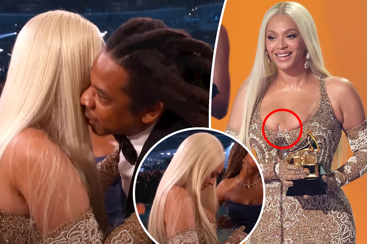 Jay-Z appeared to warn Beyoncé about wardrobe malfunction at Grammys 2025: 'Absolute sabotage'