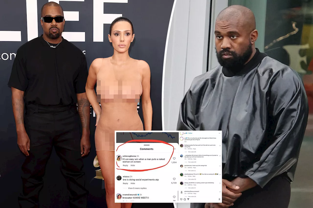 Kanye West's Wife, Bianca Censori, Becomes Most Googled Person After Grammys Nude Outrage