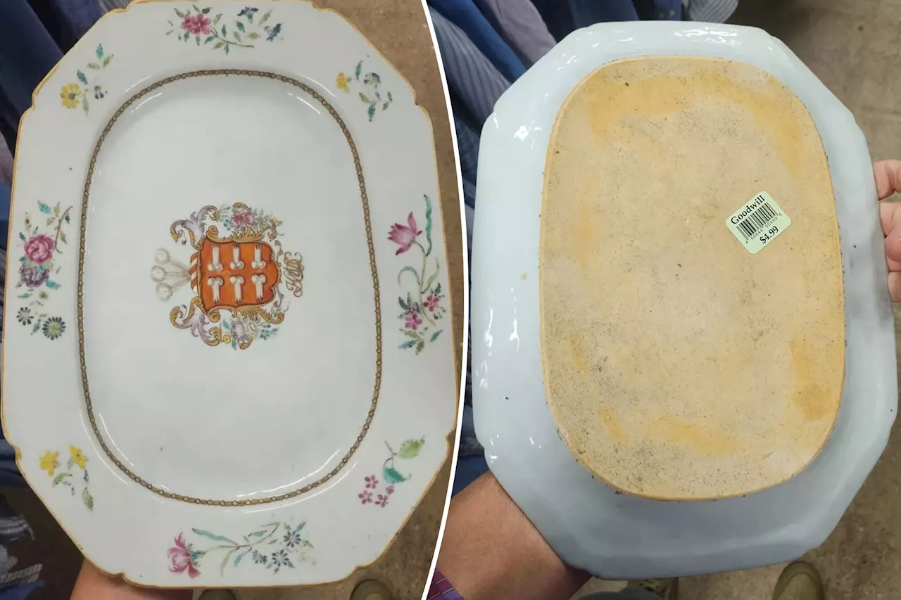 Thrifter bought a 'pristine' plate for just $5 — he found out it was worth a whole lot more