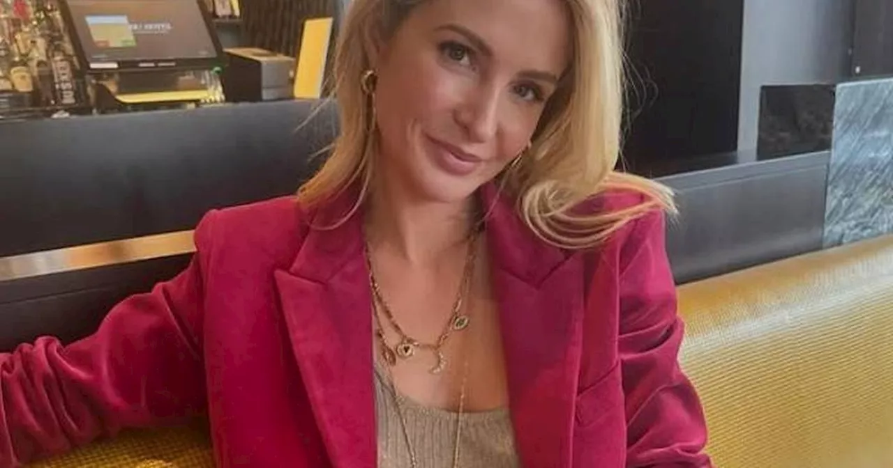 Millie Mackintosh's 'dreamy' pink velvet suit is now on sale with