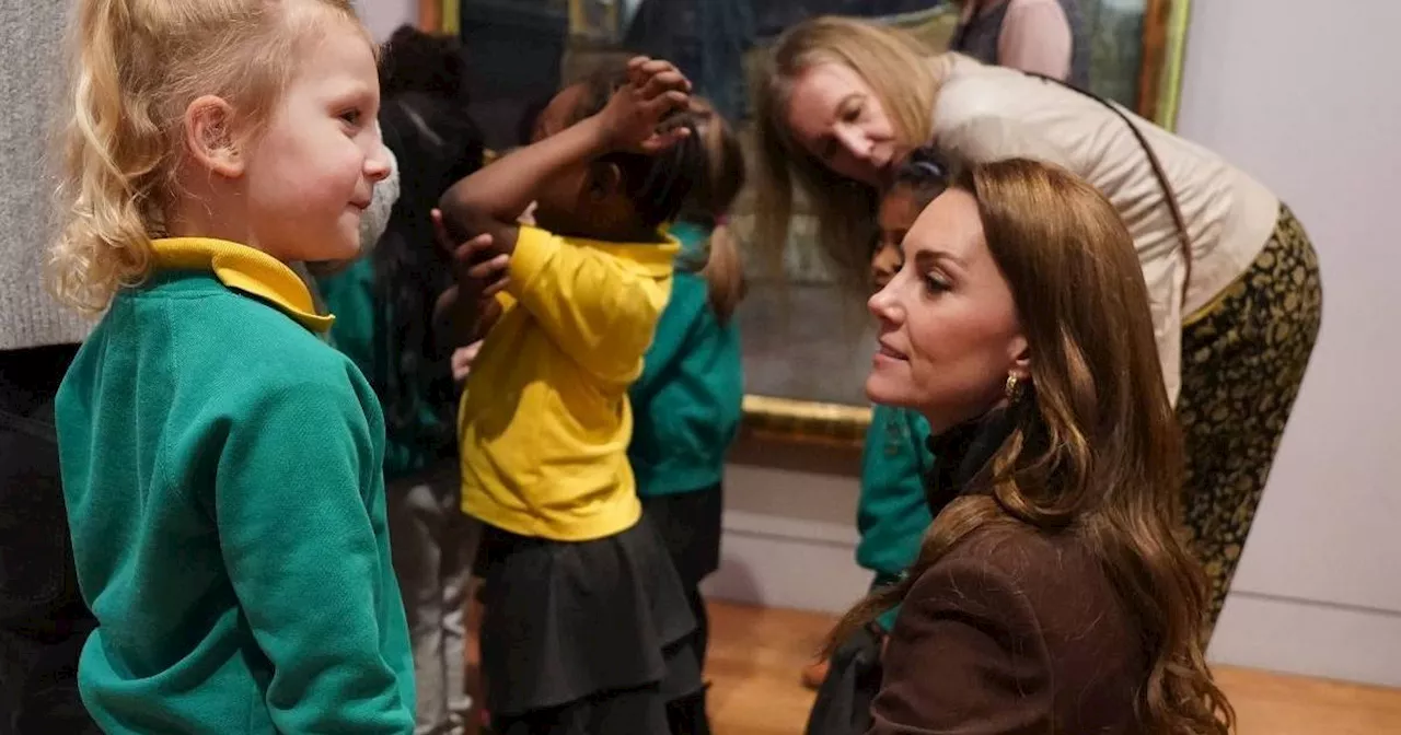 Princess Kate Joins Schoolchildren on Minibus to Launch Interactive Art Trail at National Portrait Gallery