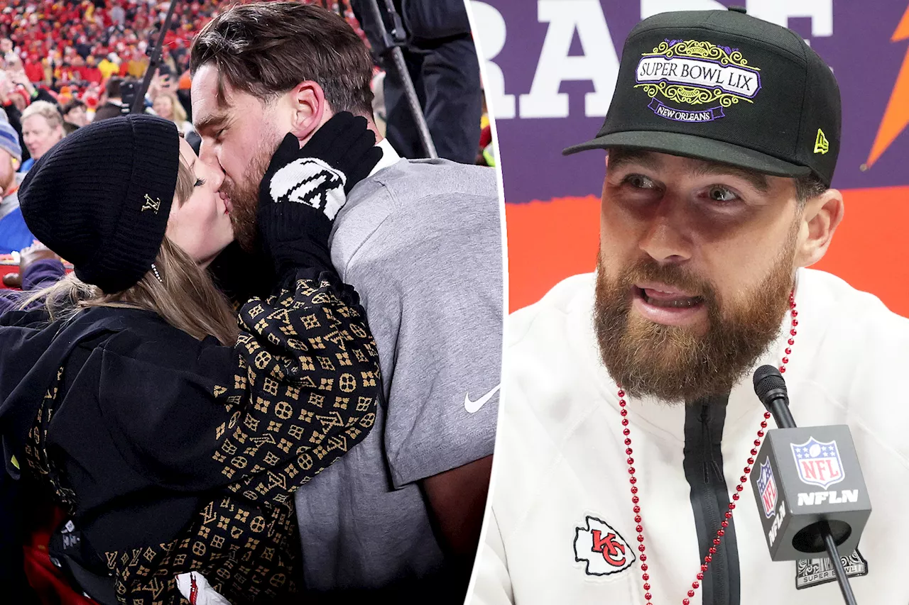 Travis Kelce plays coy about Taylor Swift proposal plans ahead of Super Bowl 2025