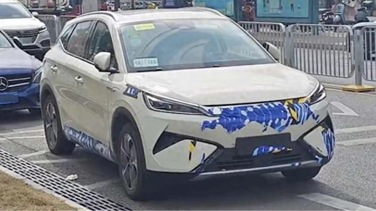 BYD Atto 3 facelift spotted on road in China – Atto 2 looks, maybe new ADAS, launching Q2 2025?