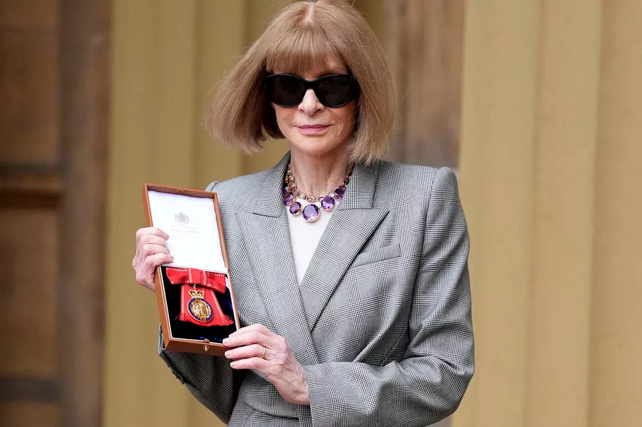 Anna Wintour Receives Companion of Honour from King Charles