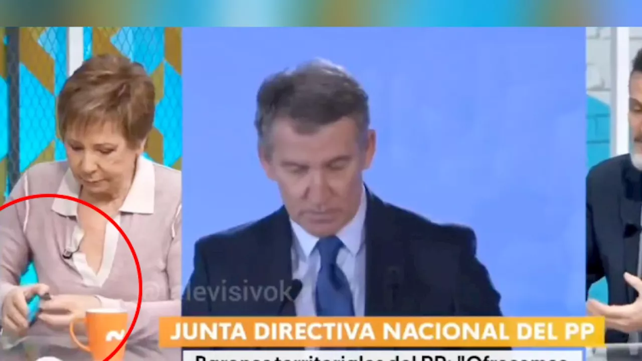 La pillada en directo a Celia Villalobos con su móvil diez años después: '¿Pero cuánto le dura la partida del Candy Crush a esta mujer?'