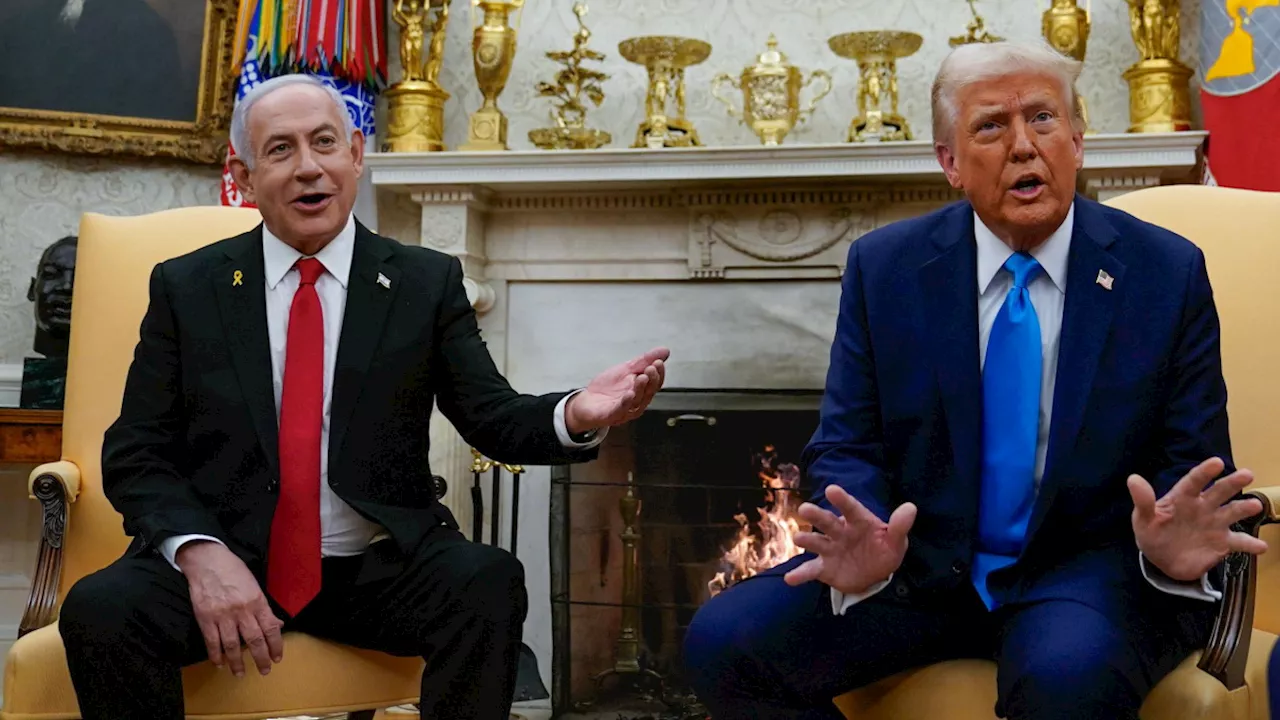 Trump propone el reasentamiento permanente de los palestinos en otros países tras su reunión con Netanyahu