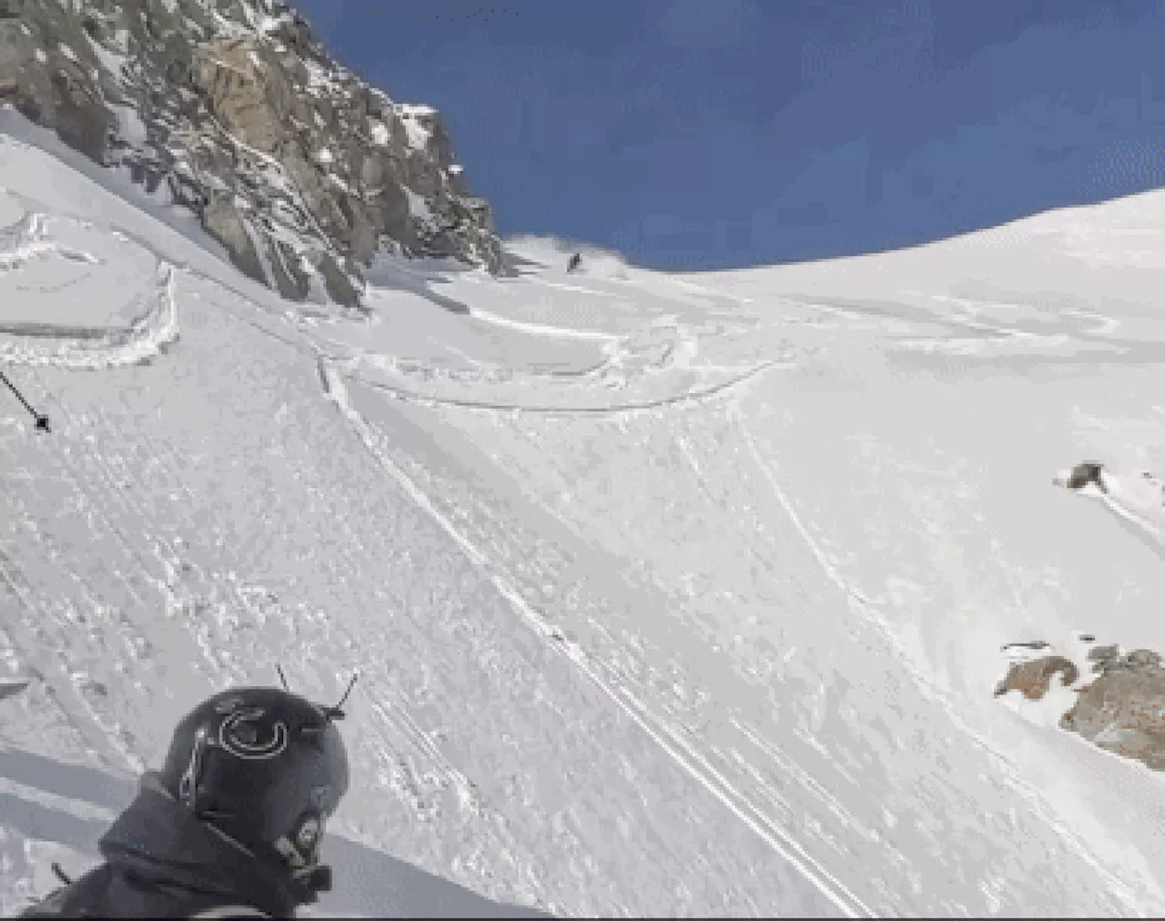 Esquiador Alemão Sobrevive a Avalanche no Monte Branco