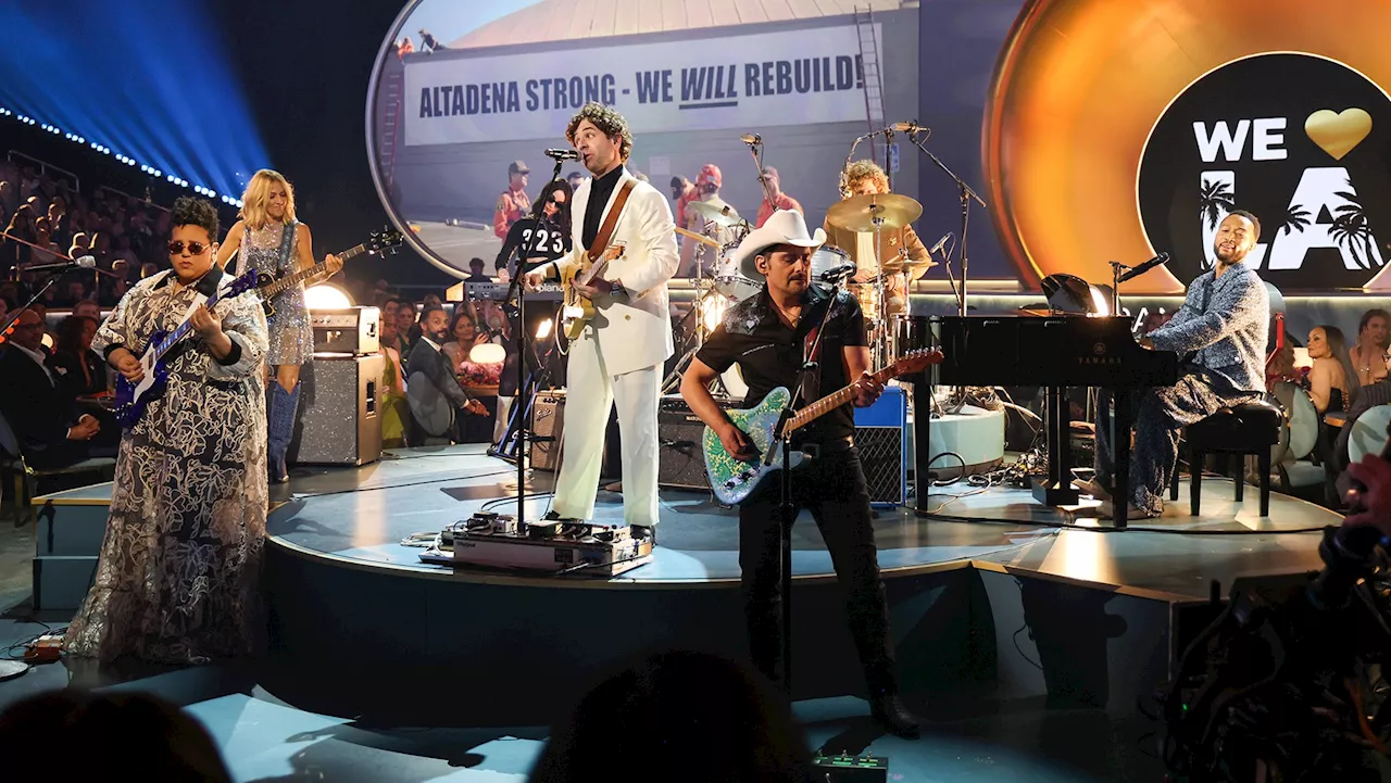 Dawes and All-Star Lineup Open the 2025 Grammys with a Hopeful 'I Love L.A.'