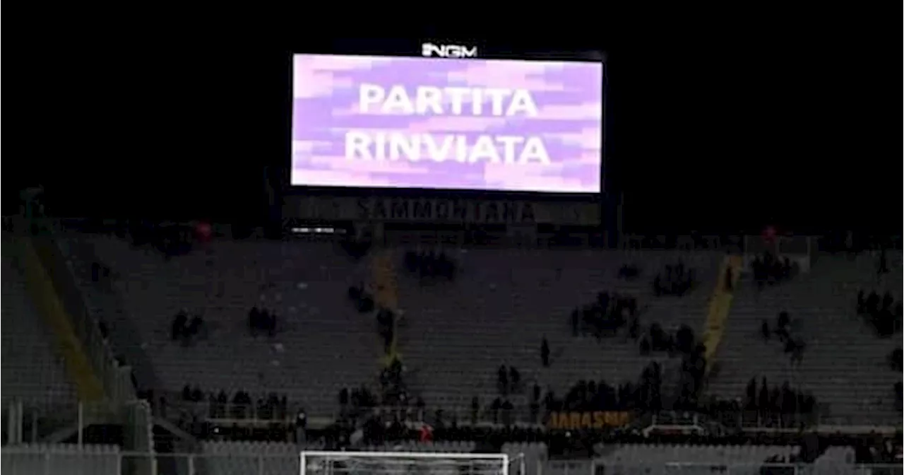 Fiorentina-Inter: Ripartirà dal minuto 17, ecco le regole