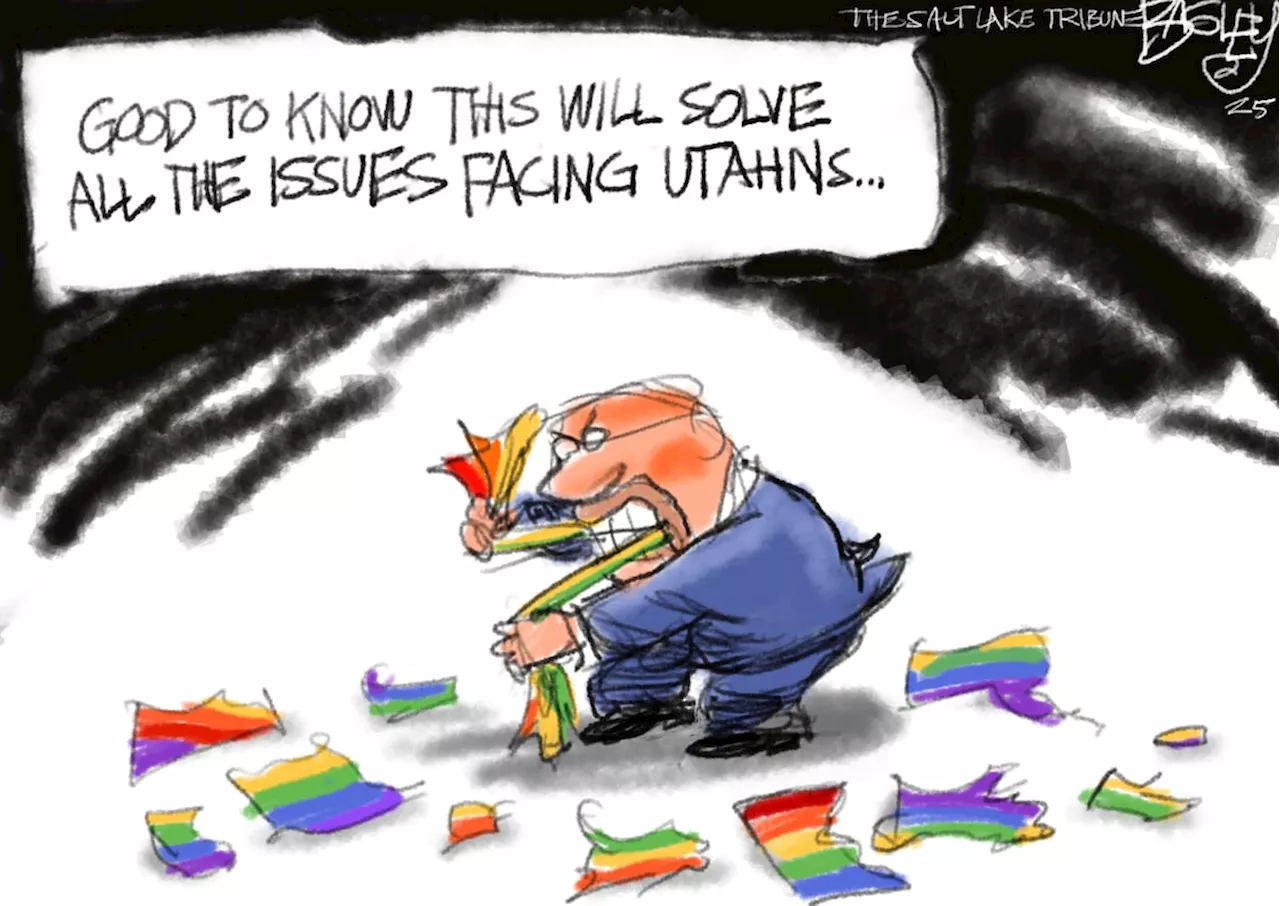 Veteran Cartoonist Pat Bagley Celebrates 45 Years at The Salt Lake Tribune