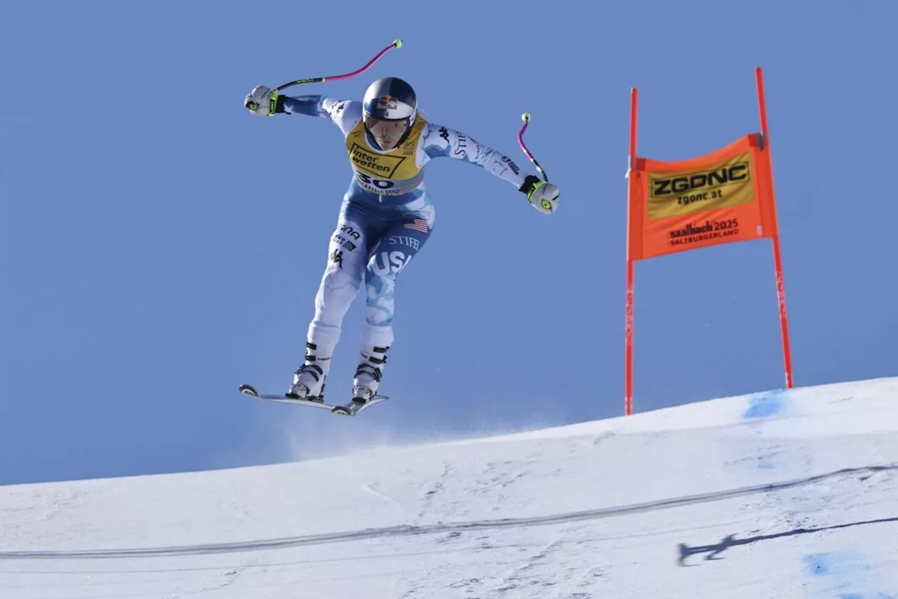 Lindsey Vonn Finds No Pain, Plenty of Fun on Challenging Downhill Course