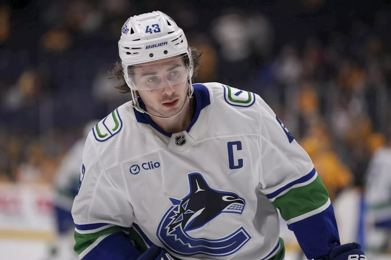 Quinn Hughes Expected to Miss Second Straight Game