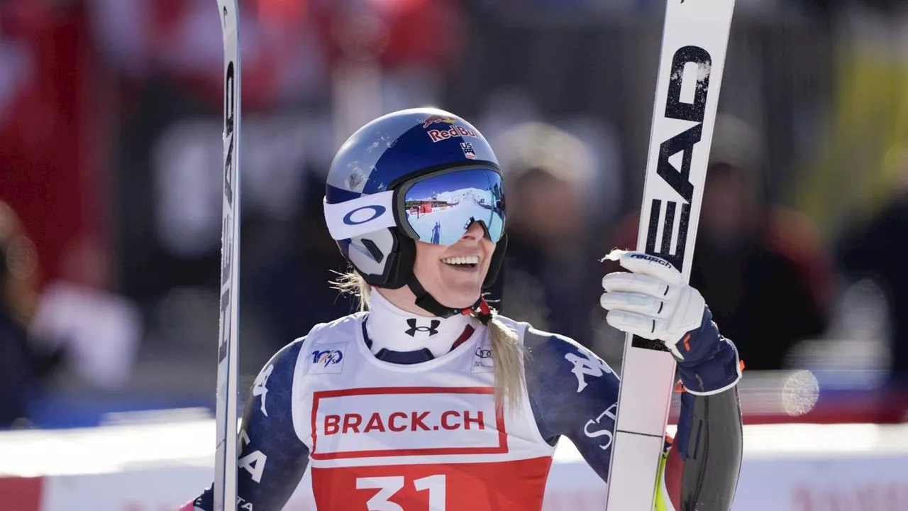 Lindsey Vonn kehrt triumphierend zurück: Medaillenkandidatin in Saalbach-Hinterglemm