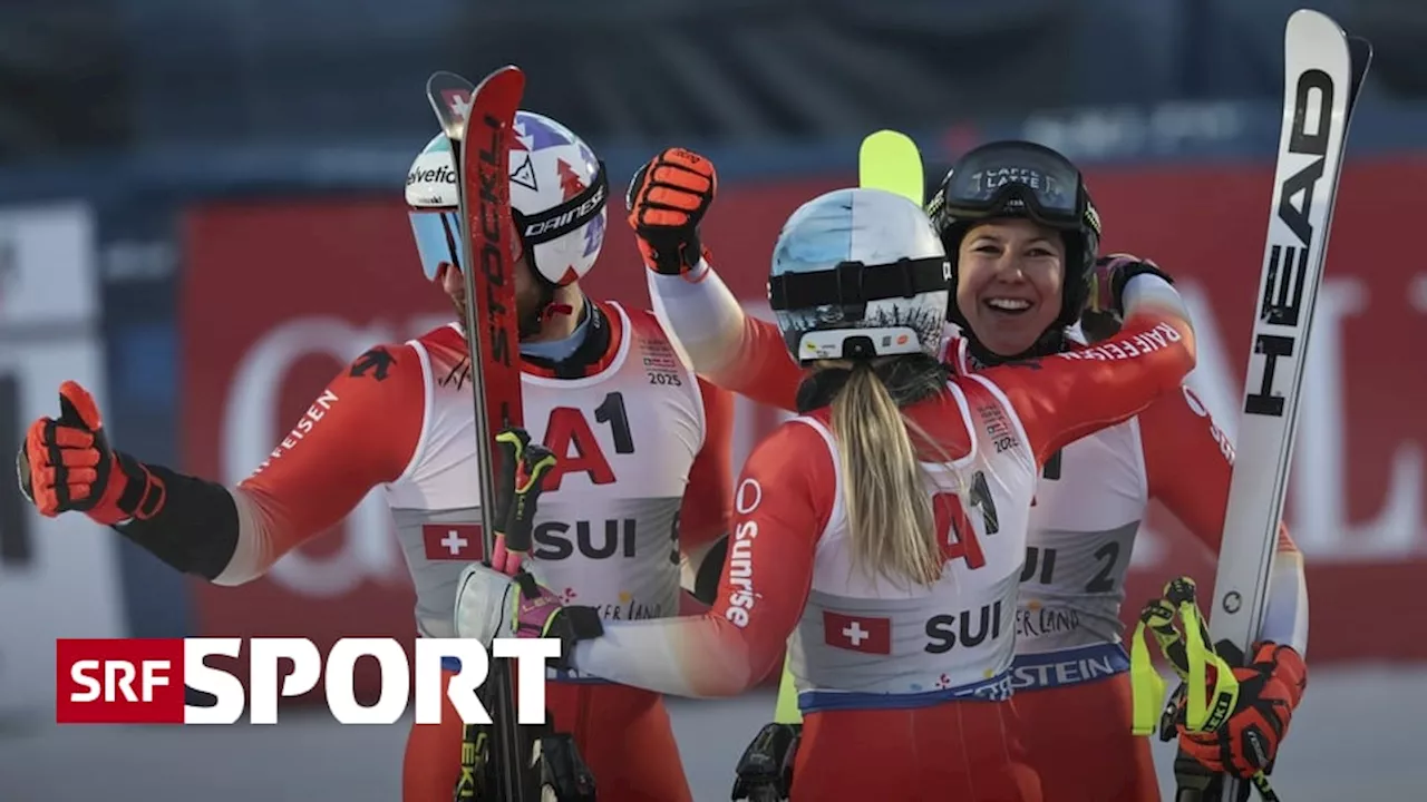 Ski-WM 2025: Italien feiert Team-Gold, Schweiz holt Silber