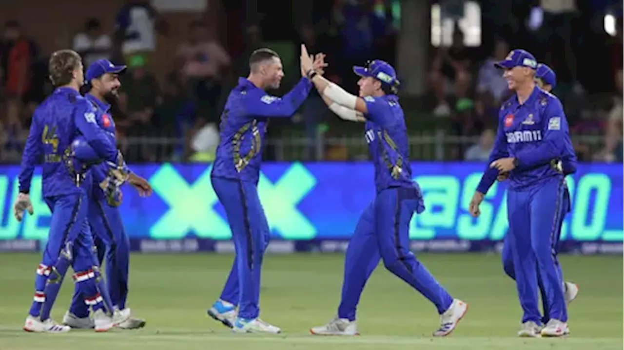 MI Cape Town Clinches Betway SA20 Final Berth With Dominant Victory