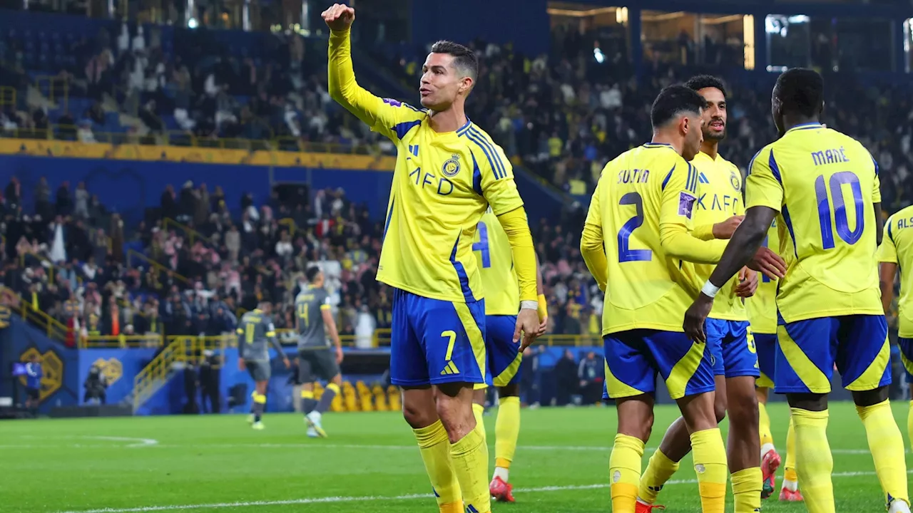 Cristiano Ronaldo debuts new celebration as he excels with two goals after Al Nassr role change...