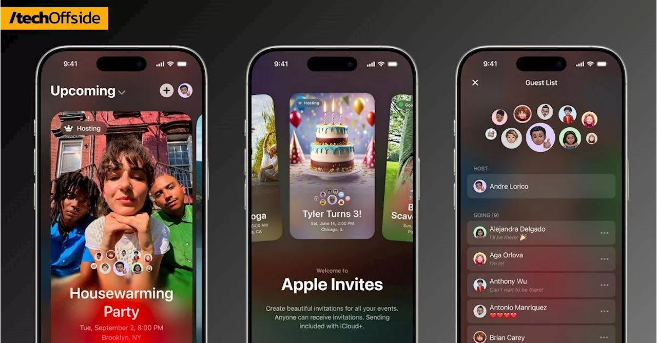 Appleเปิดตัวแอปพลิเคชัน Apple Invites สร้างคำเชิญแบบเฉพาะตัว
