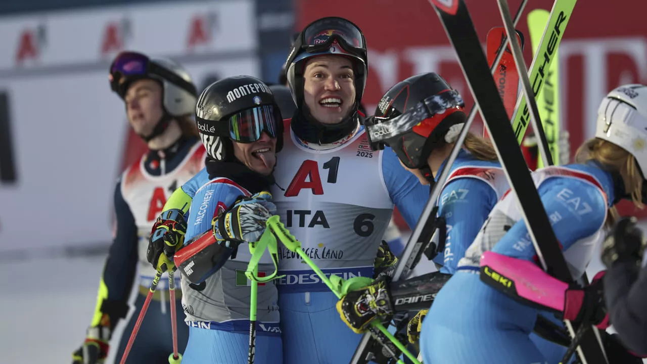 Italia d'Oro nel Parallelo a Squadre ai Campionati Mondiali di Sci Alpino