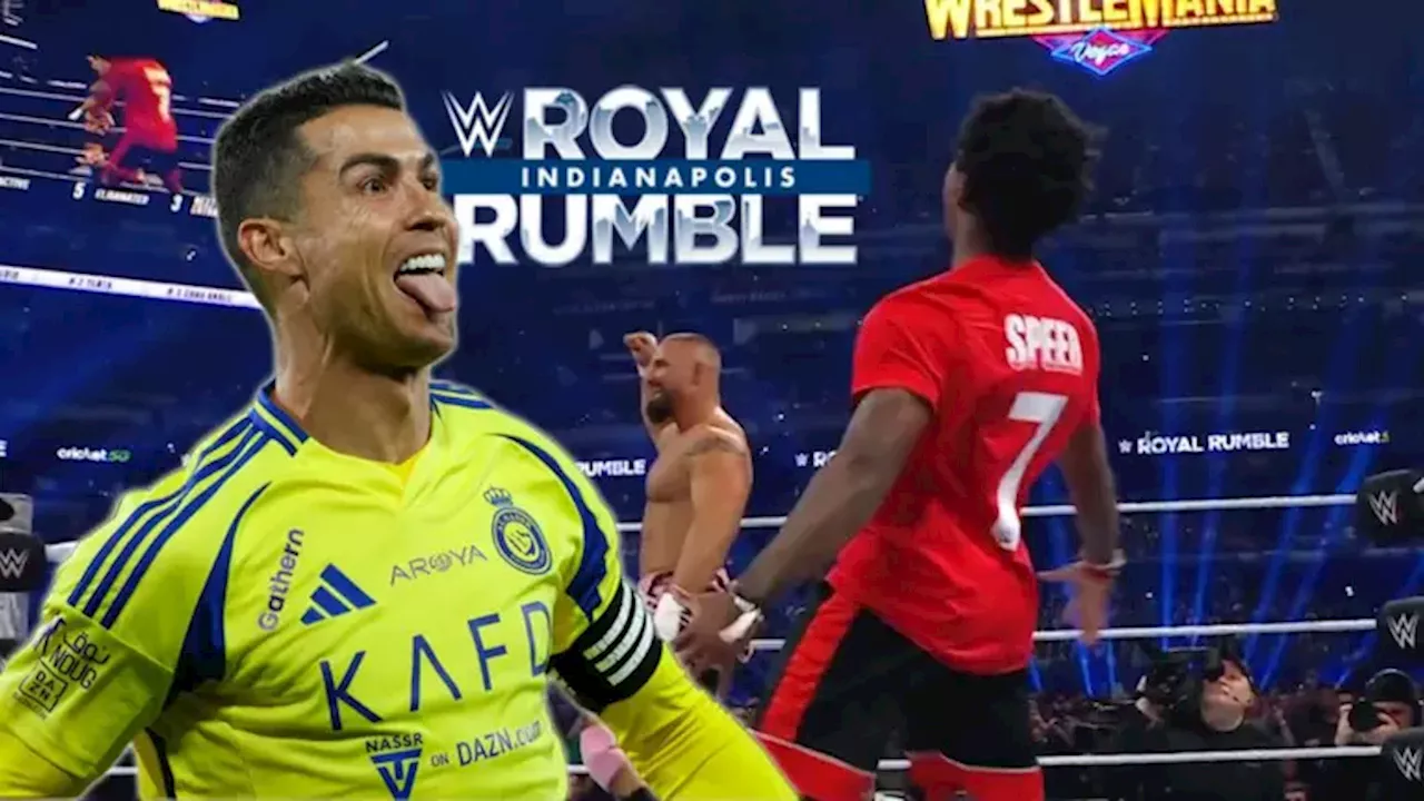 Cristiano Ronaldo es homenajeado en el Royal Rumble de WWE